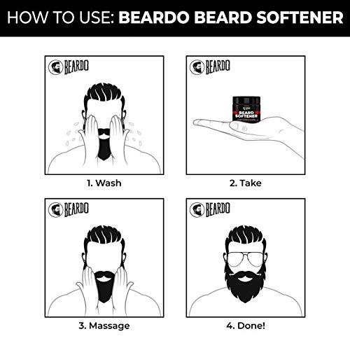 BEARDO Beardo Beard Softner cream for men | Frizz-free, Nourished Beard | Detangled, Shiny Beard | Vitamin E, Argan Oil 50g