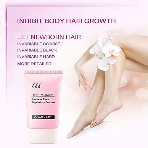 Newfacefure Hair Removal Cream -Fast 5 Mins Depilatory Cream - Upgrade Natural Painless Hair Remover for Women and Men Travel Size (2pack 60ml)