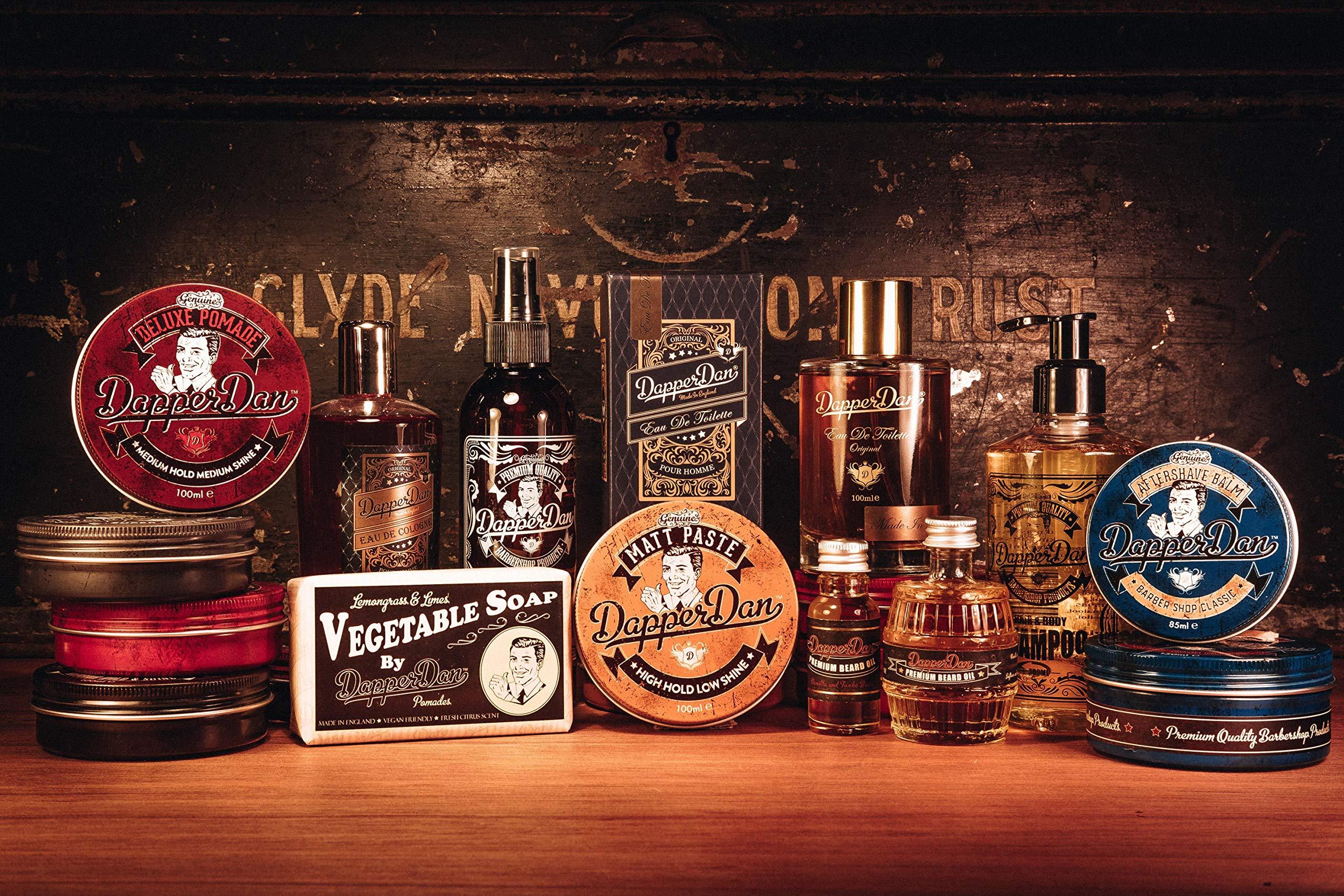 Dapper Dan Dapper Dan Matt Clay, Strong Hold Matt Finish, Soft Clay, Easy Application, Mens Hair Styling Product, 2 x 100 ml