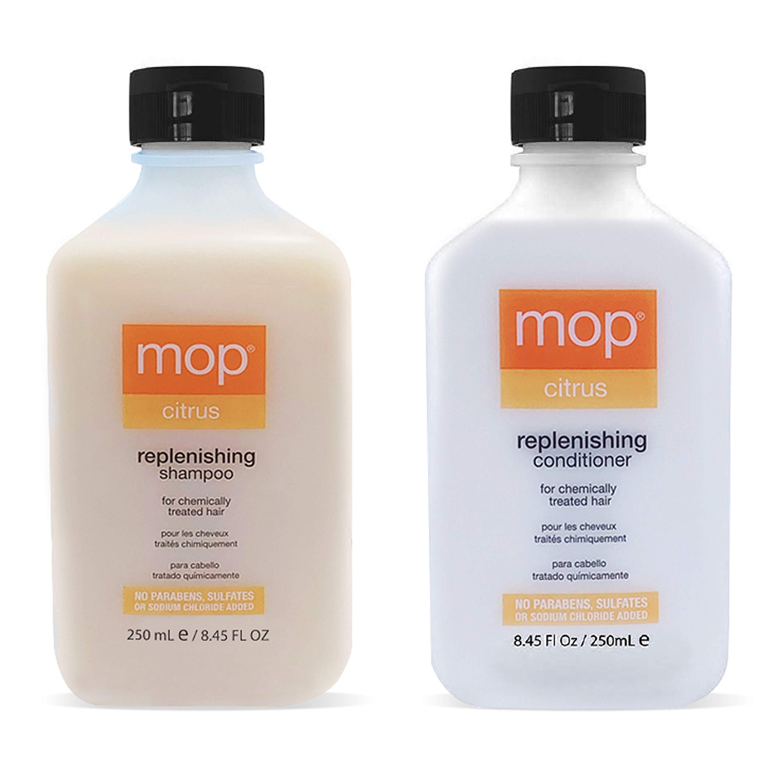 MOP MOP Citrus Replenishing Shampoo and Conditioner Set No Parabens, Citrus