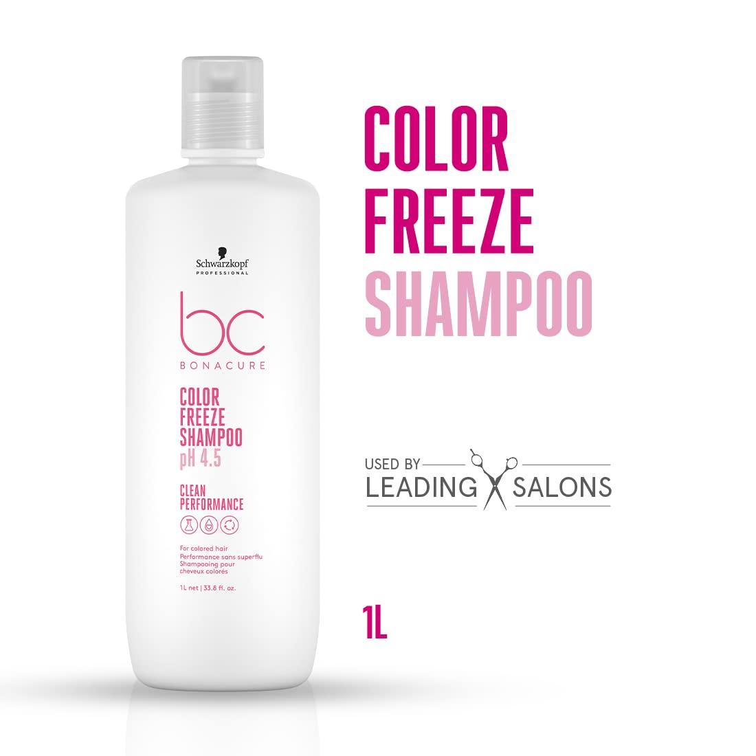 Schwarzkopf Schwarzkopf Professional Bonacure Color Freeze Ph 4.5 Micellar Sulfate Free Shampoo, Fresh, 1000 ml