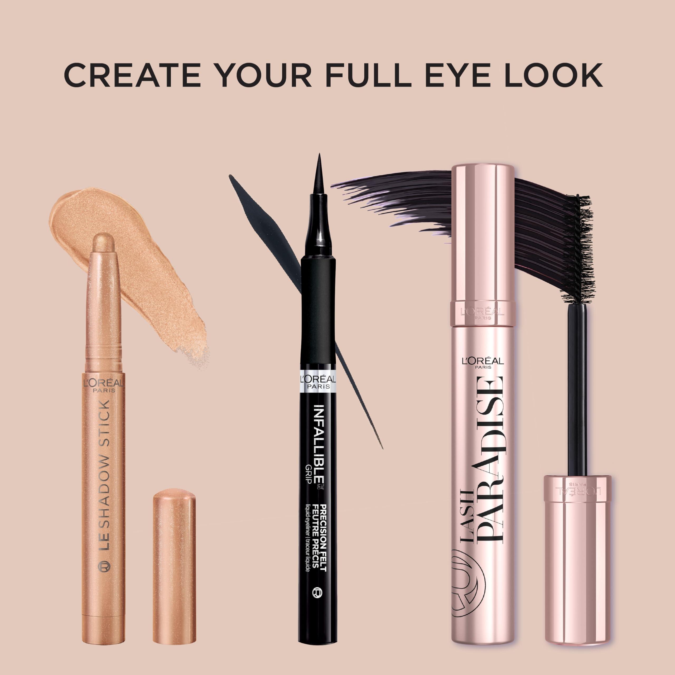 LOral Paris LOral Paris Makeup Le Shadow Stick Eyeshadow, Blendable, Smudge-Resistant, Cream Eyeshadow, Cloudy Rose, 0.05 Oz