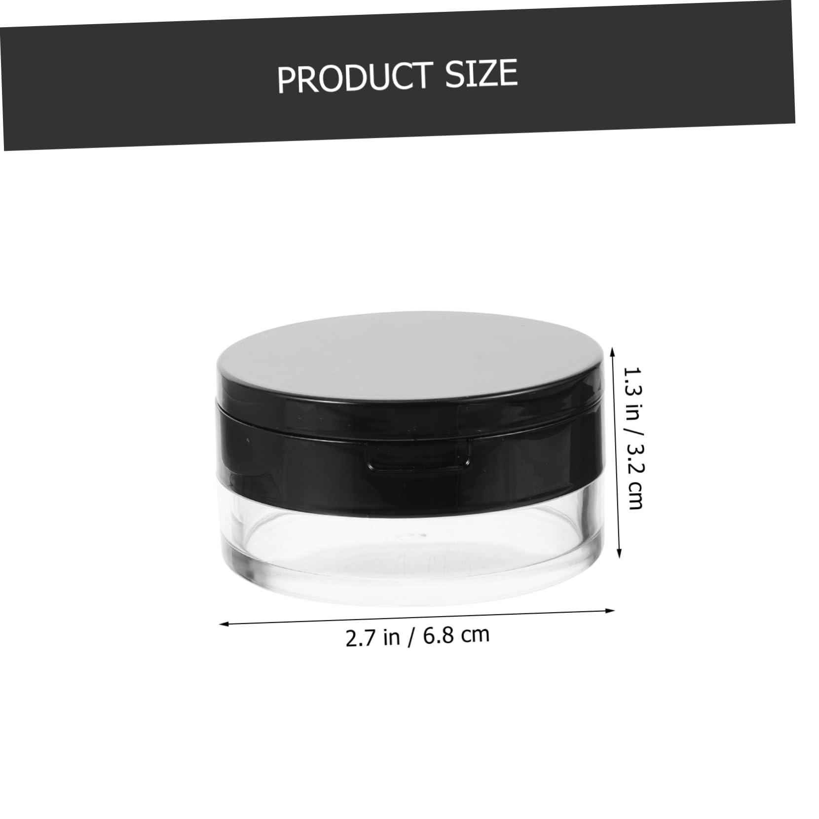 WOONEKY WOONEKY Empty Powder Box Small Powder Container for Body Powder Makeup Powder Refillable Travel Accessory