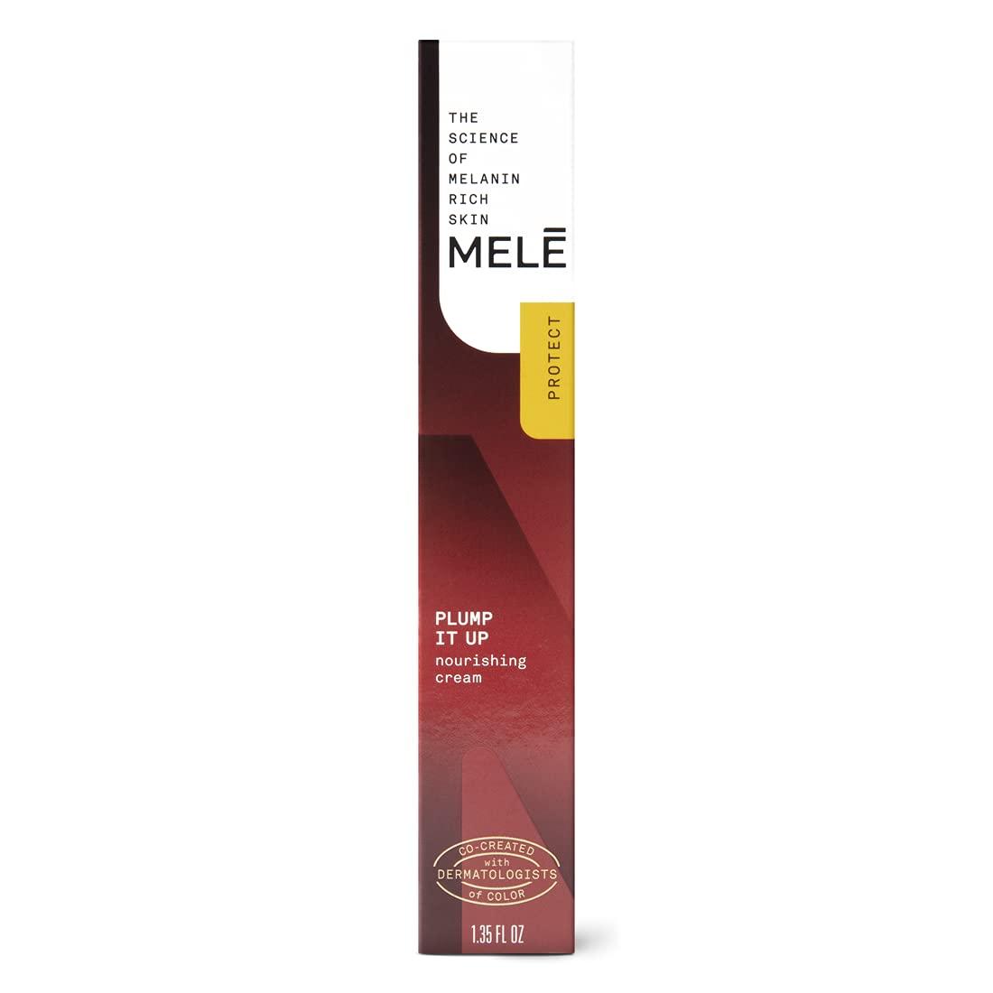 MELE MELE Nourishing Cream For Dry Skin in Need of Extra Hydration Plump It Up With Niacinamide, Vitamin B, and Lightweight Skin Conditioning Agents 1.35 oz (Pack of 2)