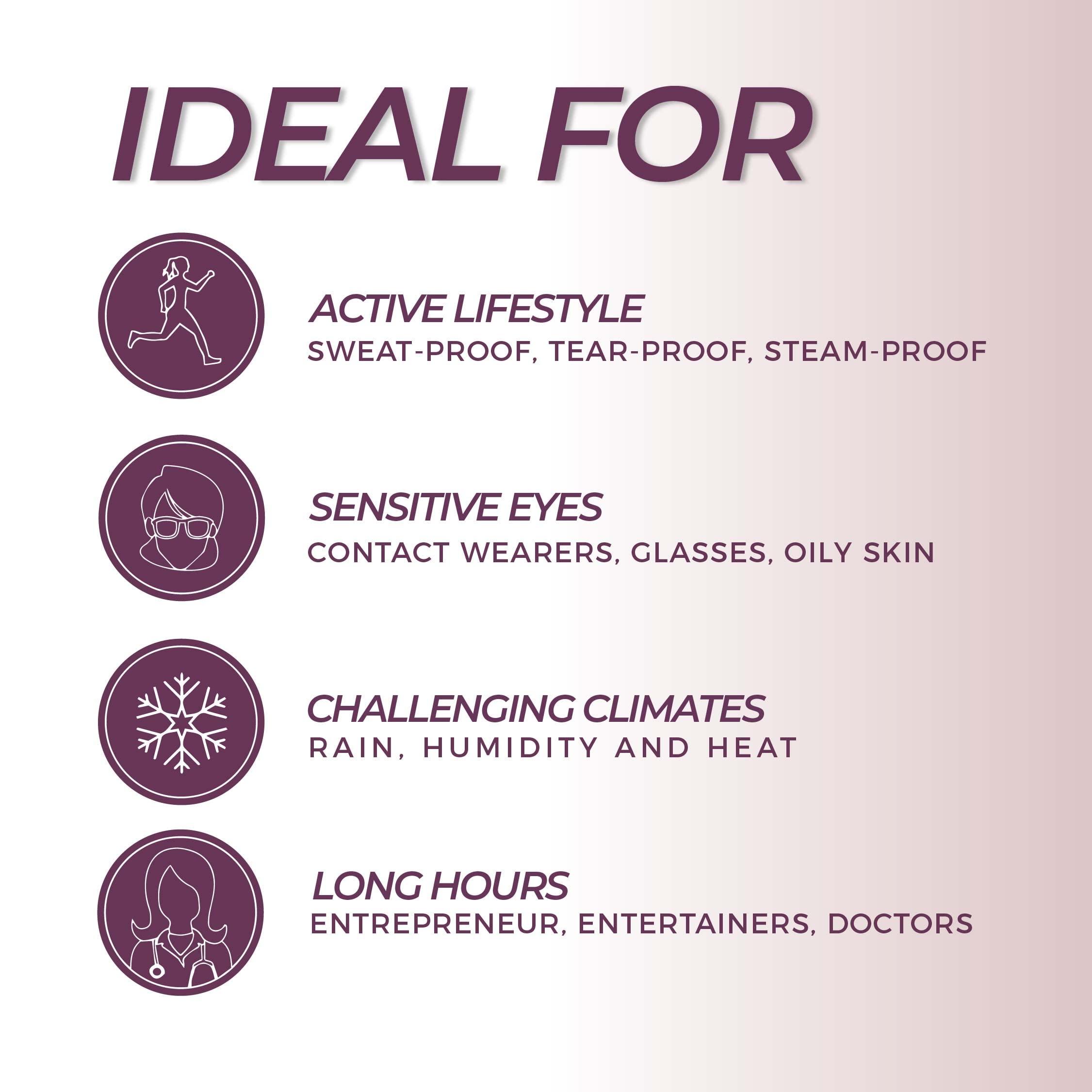 blinc Blinc Eyebrow Mousse, Extreme Hold Tinted Eyebrow Gel with Peptides and Vitamins A & E, Natural Finish, Long-Wearing, Waterproof, Vegan, Gluten-Free & Cruelty-Free, 4.7mL/ 0.16 Fl. Oz, Auburn