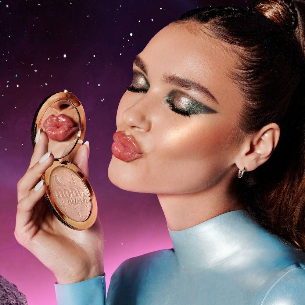 Too Faced Too Faced Moon Crush Highlighter | Blendable, Weightless, Shimmer + Luminous Glow Finish, 0.25 Ounce, Shooting Star
