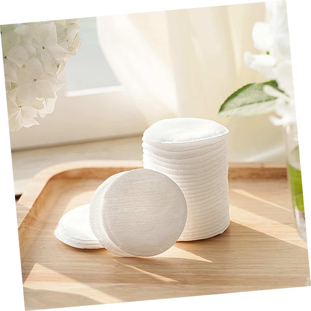 FOMIYES FOMIYES 60pcs Round Facial Cotton Pads Makeup Remover Cotton Cloth Makeup Remover Pads Round Remover Pads White