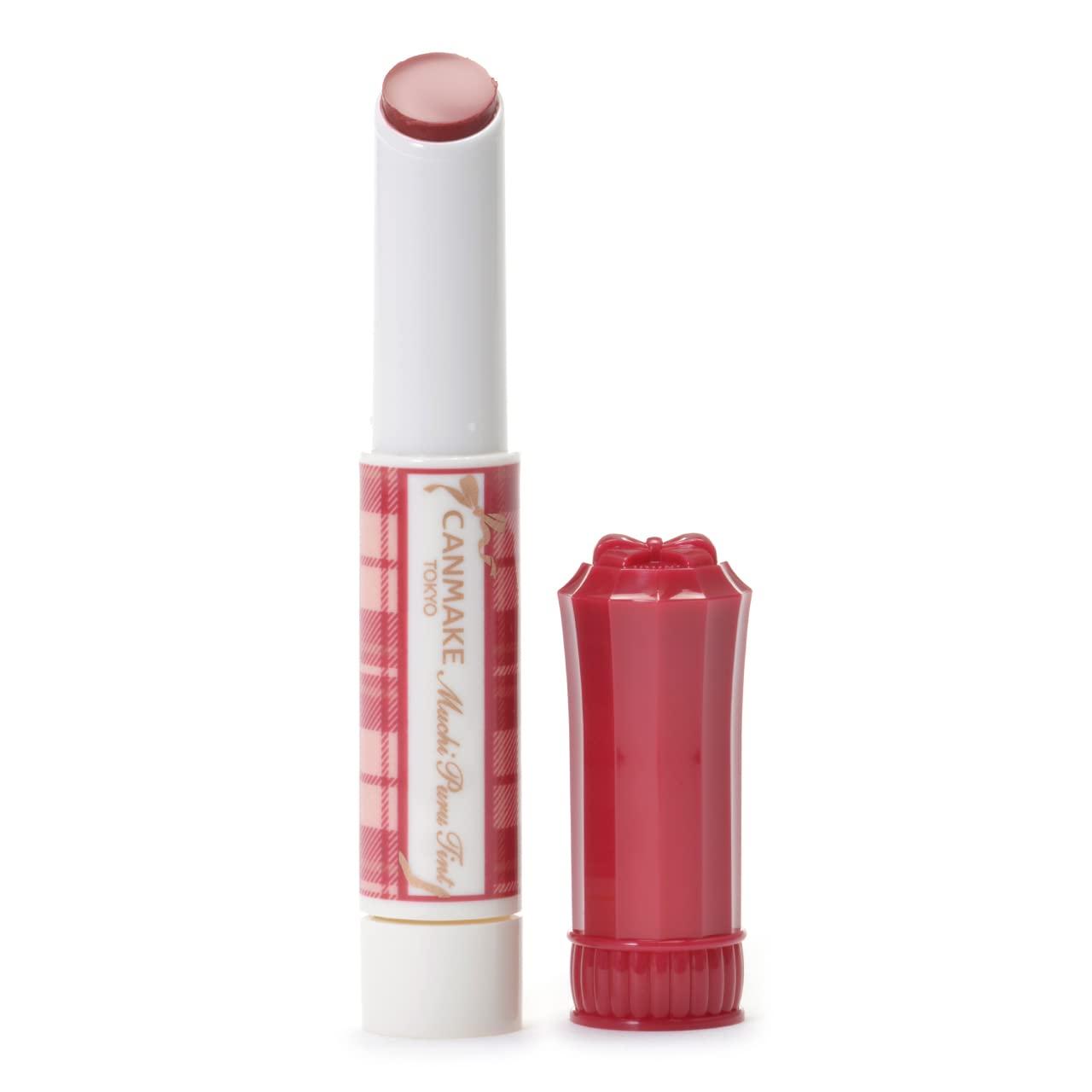 CANMAKE CANMAKE Muchi Puru Tint, 0.1 oz (2.5 g), Volume, Glossy Tint, Refreshing Feel (03 Wine Berry)