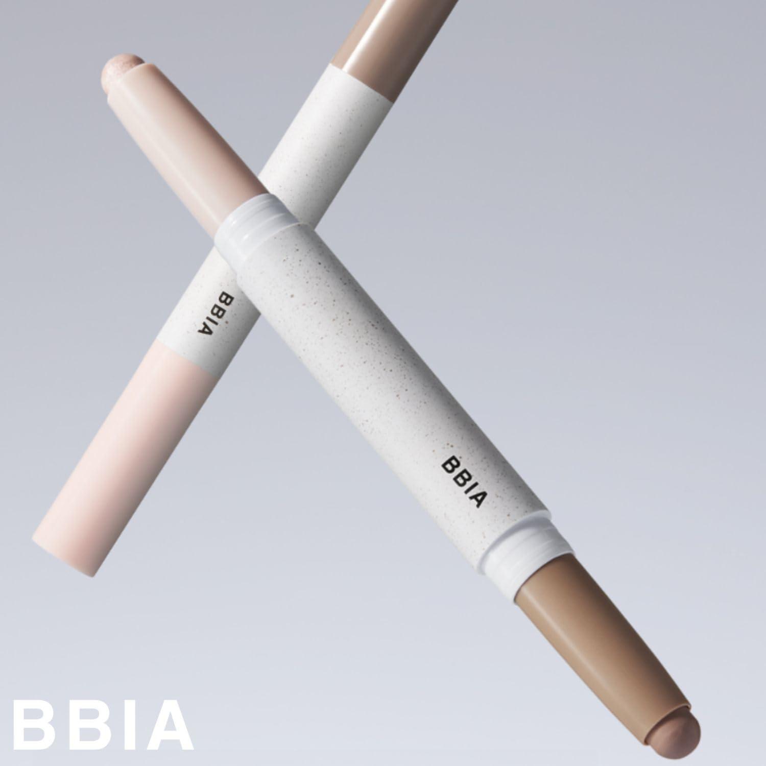 BBI@ BBIA BBIA Last Contour Stick - Dual-Sided Contouring & Highlighting Duo Stick Easy Dual-Ended Natural Contour & Highlight Blendable Buildable Longlasting Korean Face Makeup (01 WARM DETAIL, Pack of 1)