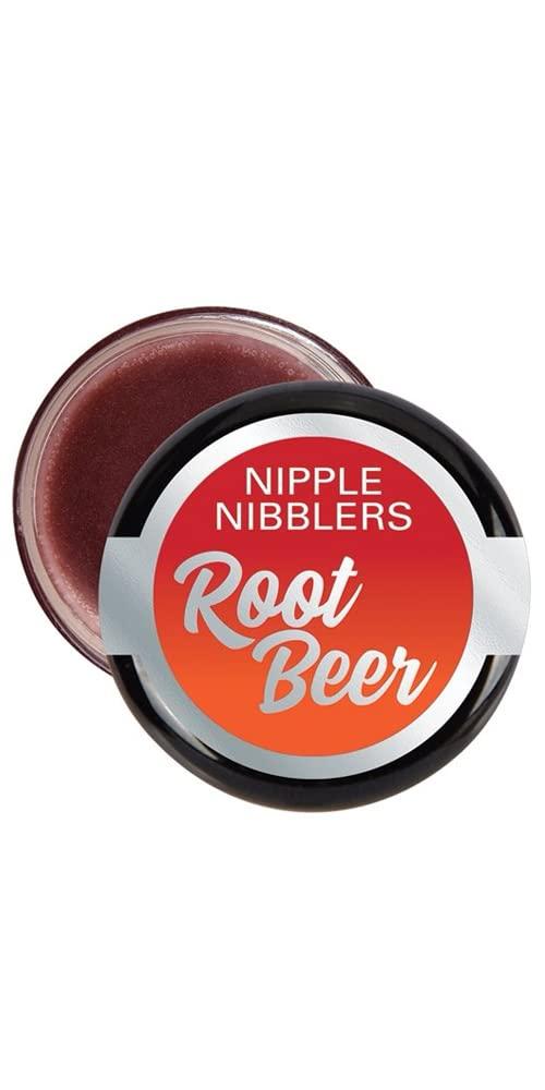 Adiva Intimates Jelique Nipple Nibblers Cool Tingle Balm (Root Beer) - Heightens Sensitivity, Invigorating Arousal - Red