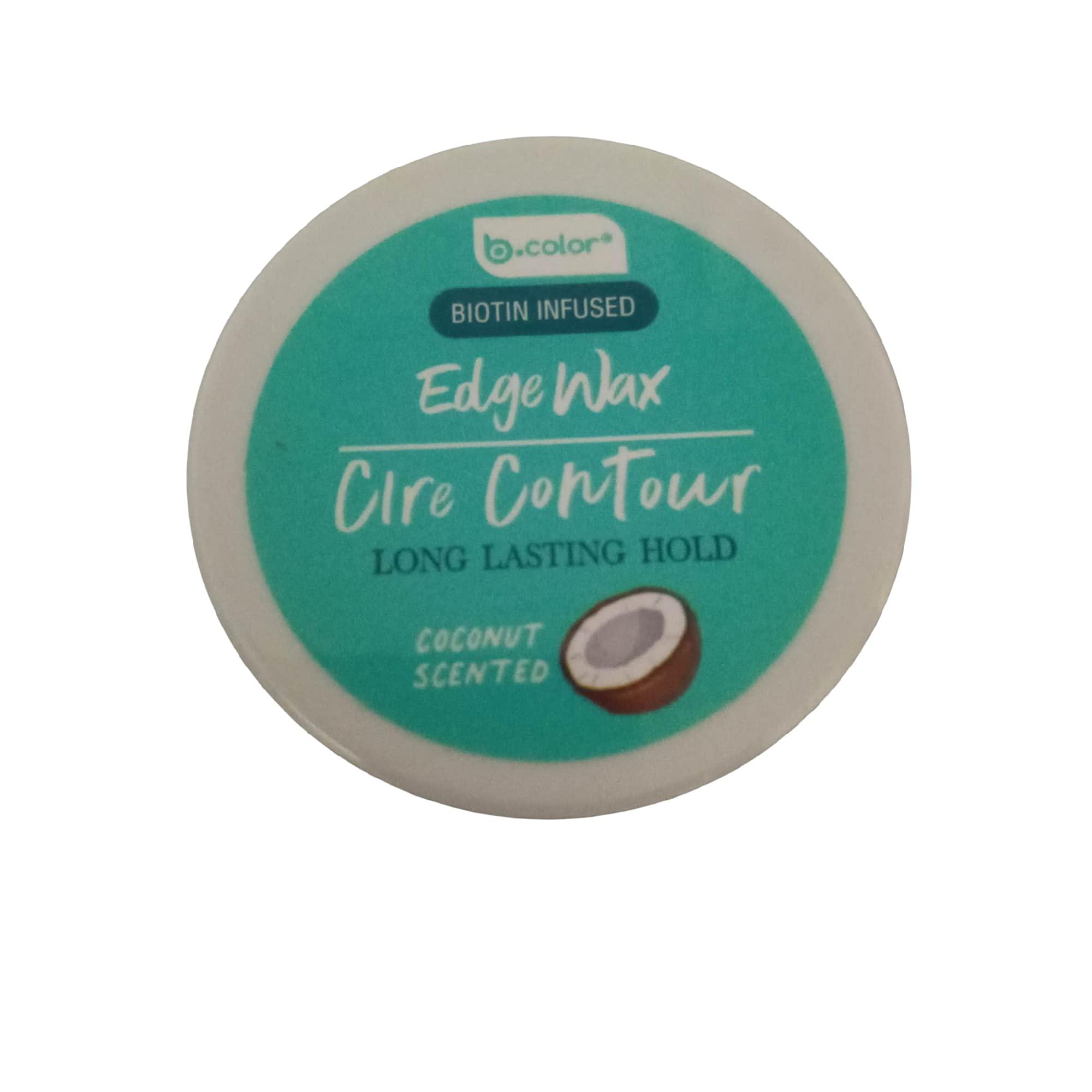 B-COlOR B-COlOR Coconut CIre Contour Biotin Infused Edgeway Long Lasting Hold Promotes Hair Growth