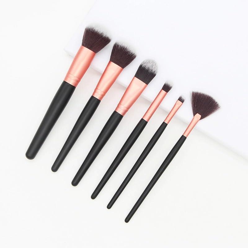 JMKJMJP JMKJMJP 13 black makeup brushes, complete set of powder eye shadow beauty tools(13pcs,D)
