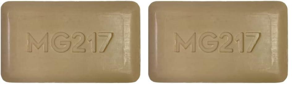 MG217 MG217 Psoriasis Dead Sea Exfoliating Bar Soap, Heal & Condition with Dead Sea Salt, Bee Propolis, Vitamin D3 for Psoriasis Skincare, 5oz (Pack of 2)