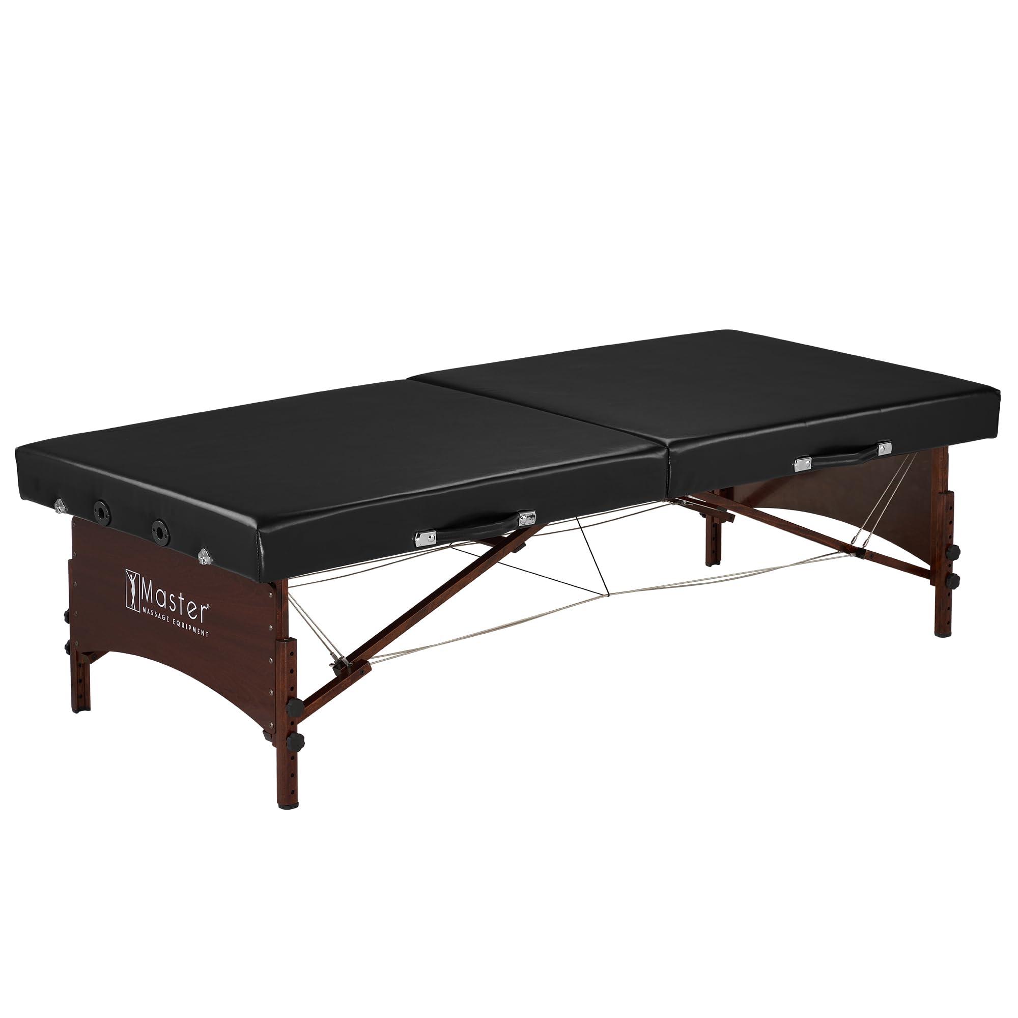 Master Massage Master Massage Canoga Low Height Super Wide Wider Large Size Portable Massage Table, Yoga Exercise Bed, Thai Massage, Rehab Training Station Hub for Rehabilitation