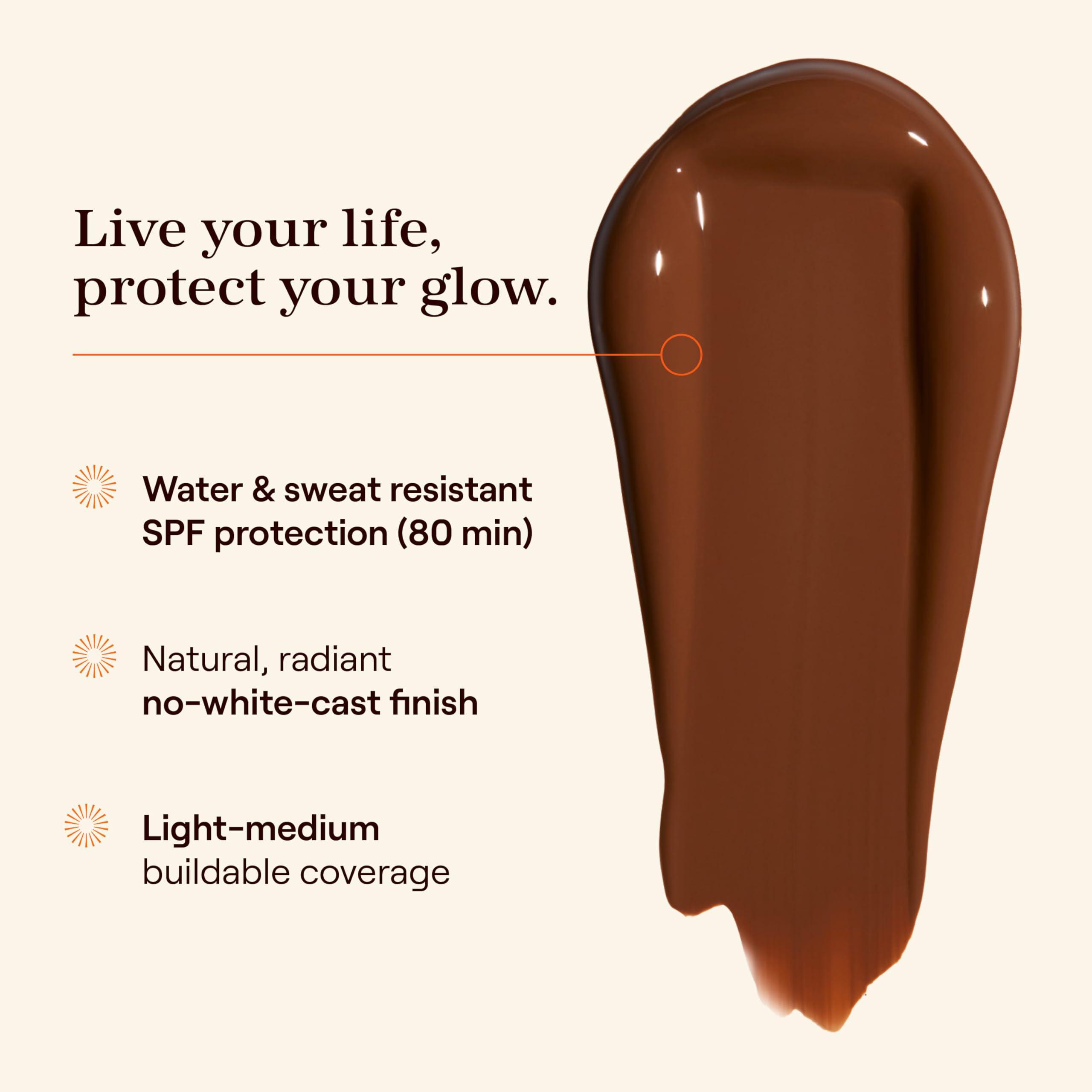 Live Tinted Live Tinted Hueguard Skin Tint SPF 50 - Tinted Mineral Sunscreen with Light-Medium Buildable Coverage With a Hydrating and Radiant Finish - Water and Sweat Resistant, 1.35 fl oz - Shade 02