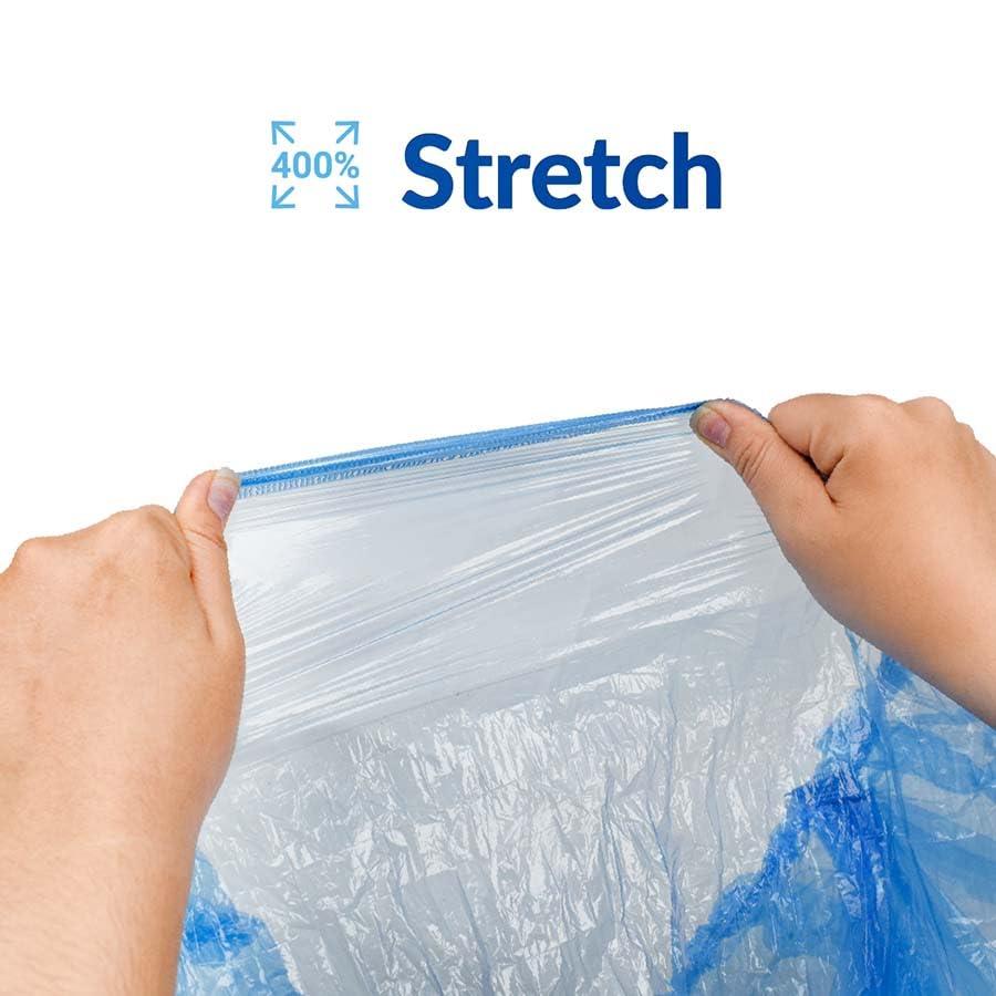 TP PLastic TP PLastic Pedicure Bags for Feet Pedicure Liners Disposable, Spa Liners for Pedicure 48\'\' X 48\'\' X 9.5 mic Spa Liners Foot (Clear | 400 psc, 48 in x 48 in x 9,5 mic)