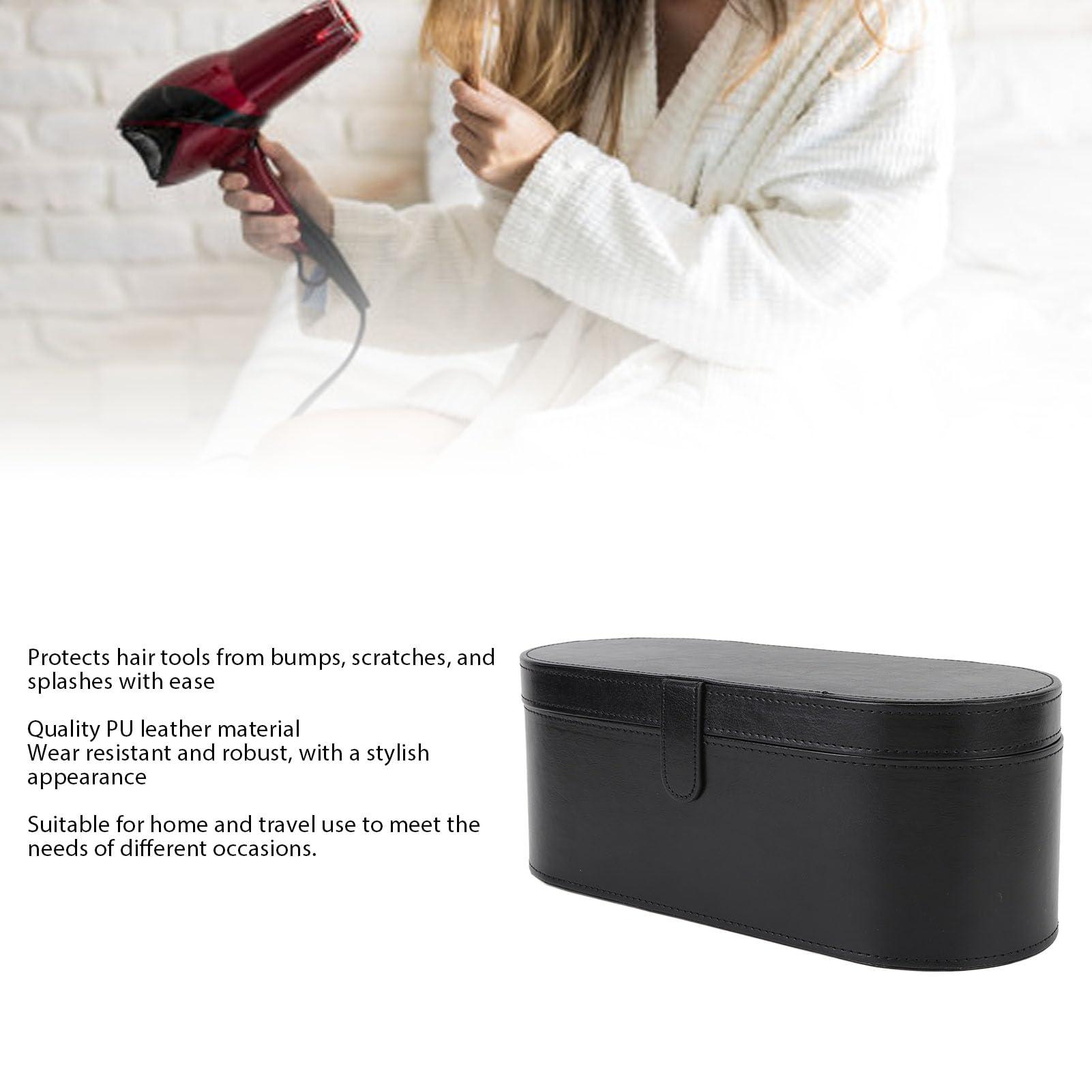 TYTOGE Hair Styling Tool Storage Bag, Proof Scratch PU Leather Portable Hair Dryer Carrying Bag (Style 1)