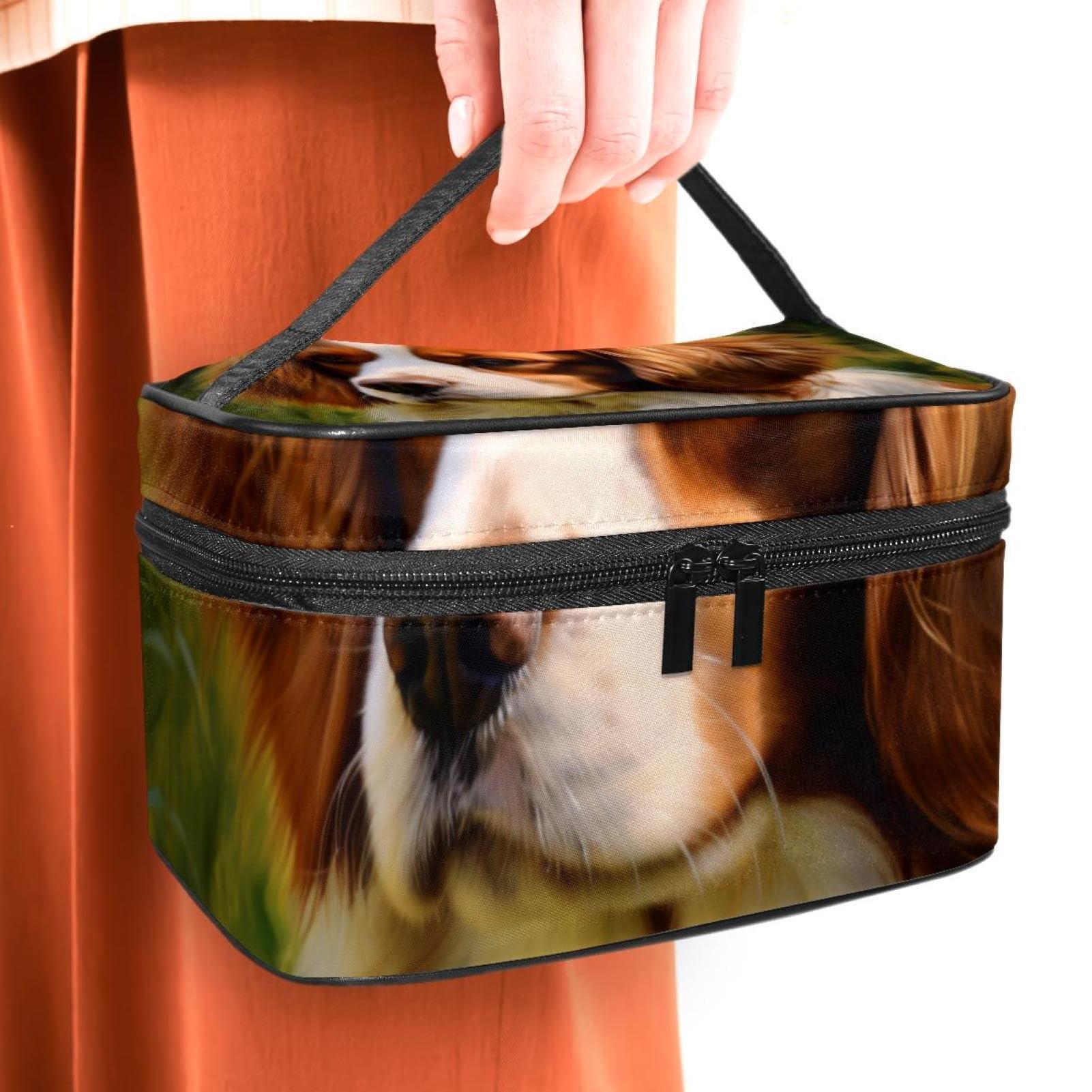 WOSHJIUK WOSHJIUK Makeup Bags for Women,Toiletry Bag for Men,Cavalier King Charles Dog,Travel Cosmetic Bag