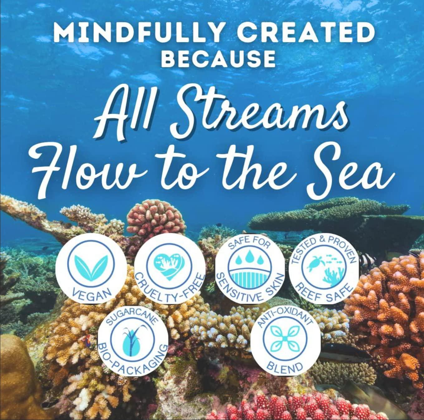 STREAM 2 SEA STREAM 2 SEA Leave In Conditioner Reef Safe Hair Conditioner Formula For Dry and Damaged Hair, 32 oz Paraben Free Hair Detangler with UV Protection For All Hair Types