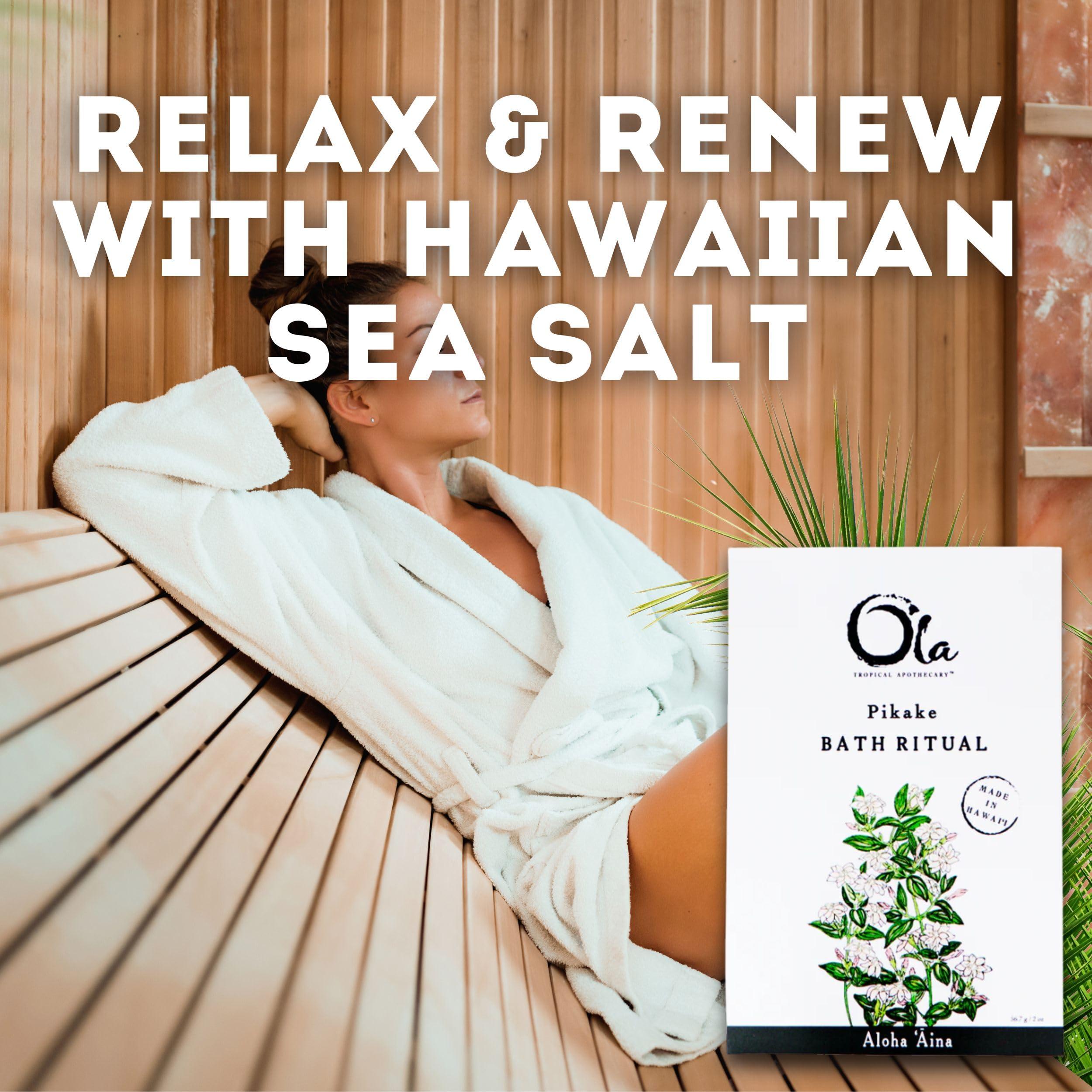 Tropical Apothecary Ola Tropical Apothecary Pikake Scented Hawaiian Sea Salt Bath Rituals - 2 oz