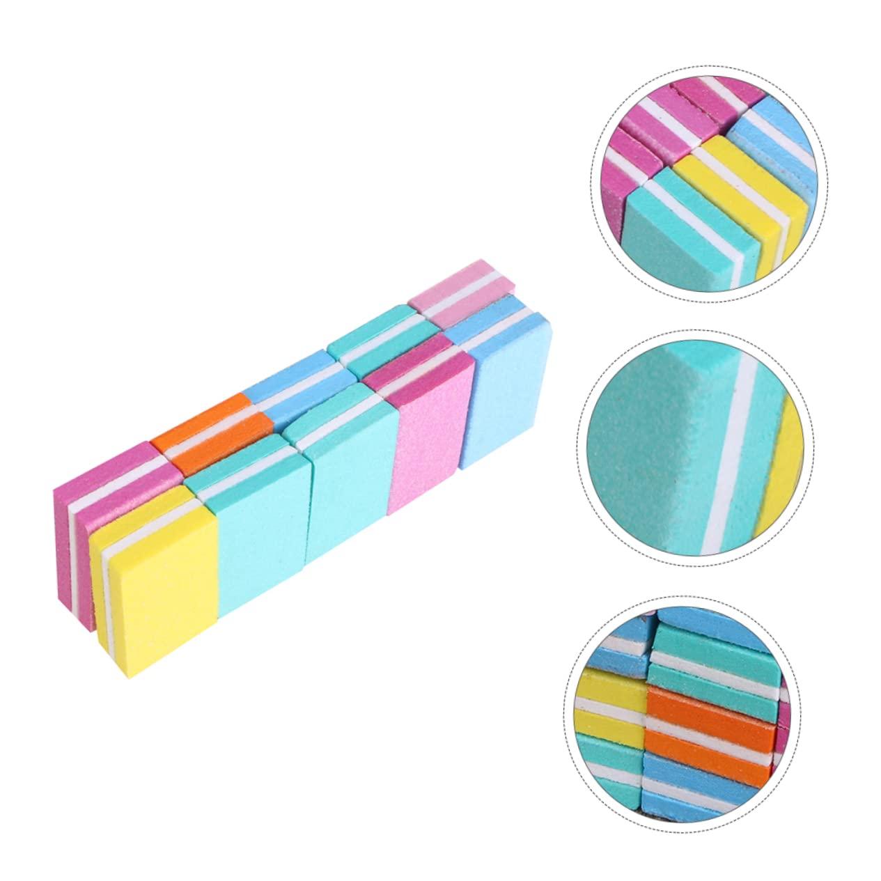 SOESFOUFU SOESFOUFU Nail File Set 10pcs Mini Nail Files and Buffers Sponge Nail Art Tool for Nail Sanding