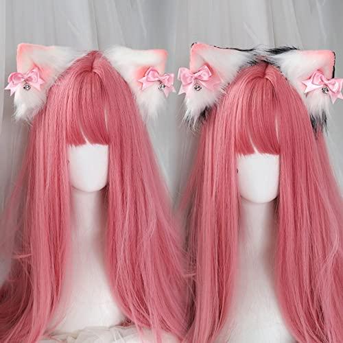 Junhcone Junhcone Cartoon for Cat Ear Shape Design Girls Hair Clips Lovely Barrettes Animal Ear Hairpin Plush Hair Clips for Kids Party We