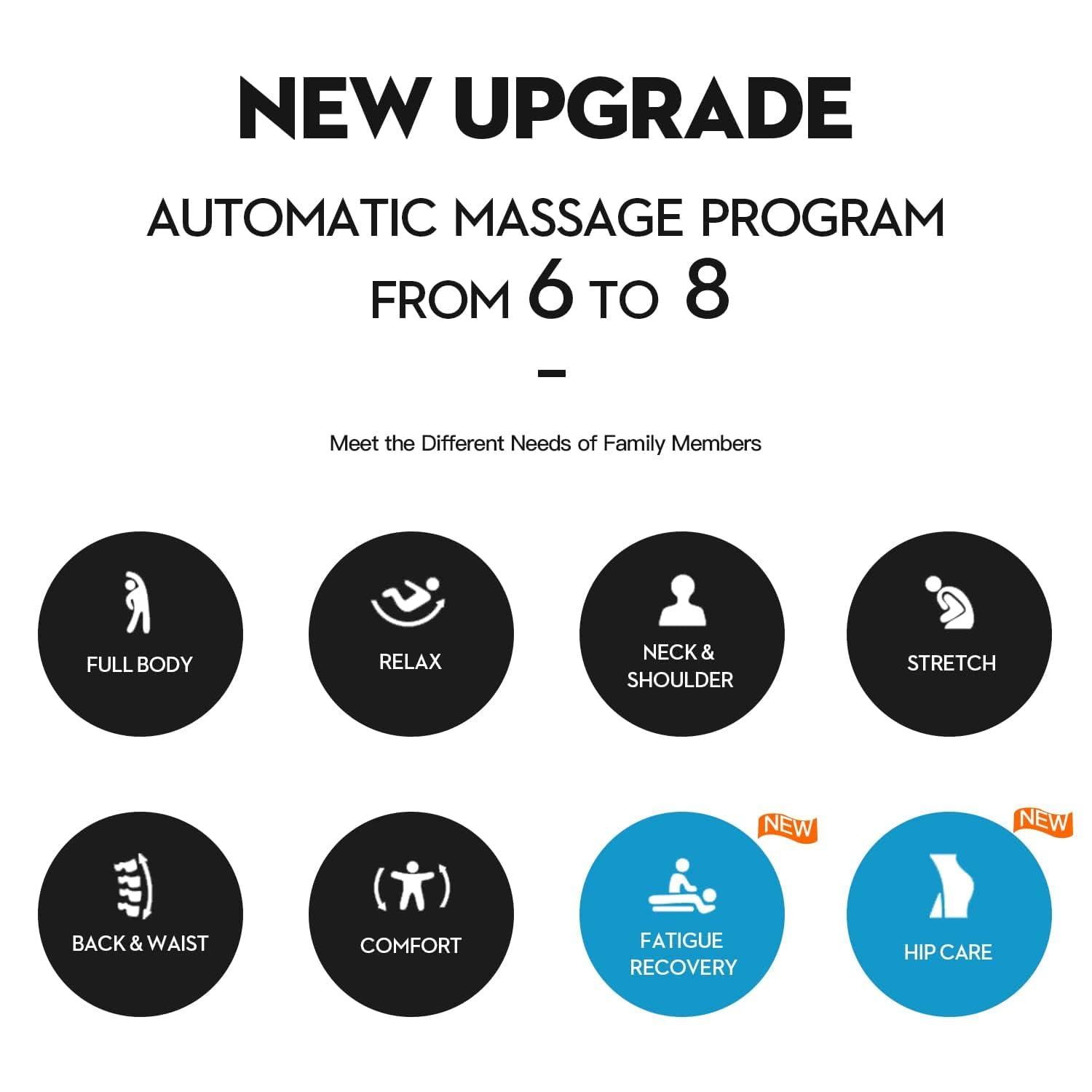 iRest iRest SL Track Massage Chair Recliner, Full Body Massage Chair with Zero Gravity, Bluetooth Speaker, Airbags, Heating, and Foot Massage