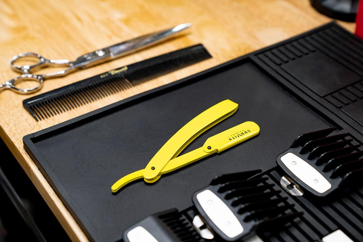 GRAVITY RAZORS Professional Straight Razor - Minimal Exposure Straight Razor Kit with 10 Gravity Premium Blades.5mm Exposed ("The OG")