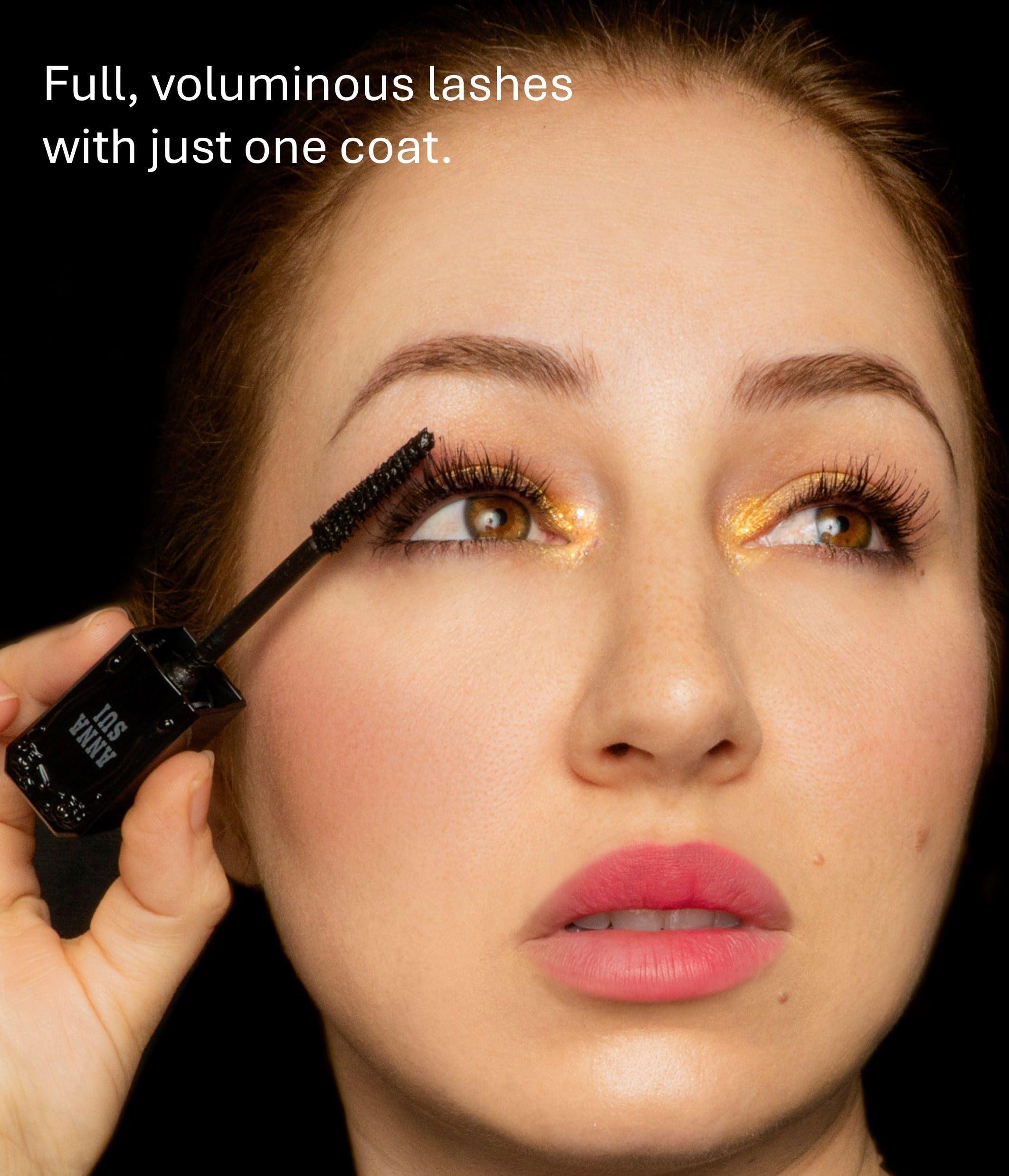 ANNA SUI ANNA SUI Volume Mascara, Full and Voluminous, Tickest Lashes, Strong Impact Eyes, Black, 0.31 oz.