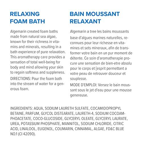Algemarin Algemarin Original Scent Foam Bath European Sea Algae Aromatherapy (2-Pack, 500 ml)