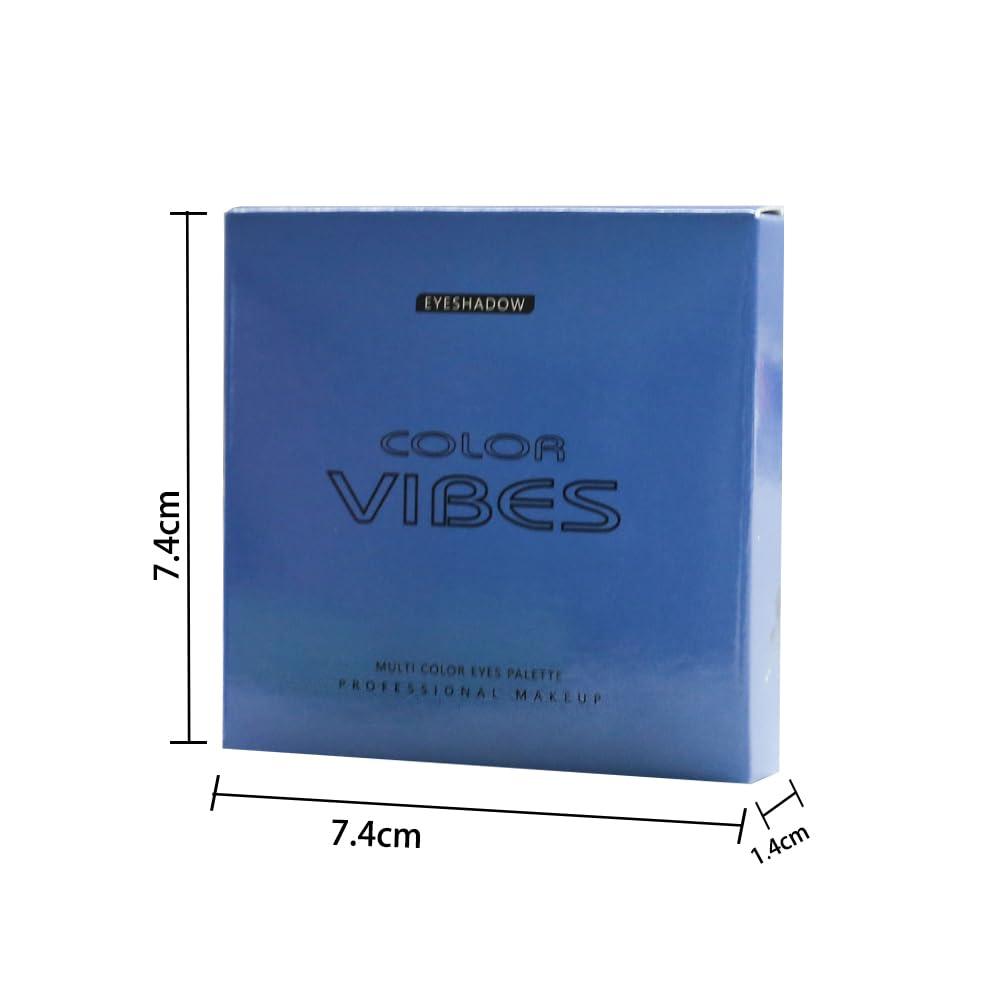 YHGIJ YHGIJ Blue Eyeshadow Palette - 9 Matte and Shimmer Shades in Cool Tones - Waterproof and Blendable for Stunning Smoky Eye Looks Light Blue Eyeshadow Blue Face Makeup for Valentines Day