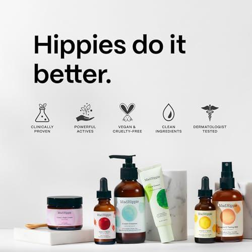 Mad Hippie Mad Hippie Face Cream Age-Defying Face Moisturizer & Skin Tightening Cream with Niacinamide, Advanced Peptides & Argan Oil (1.02 Oz)