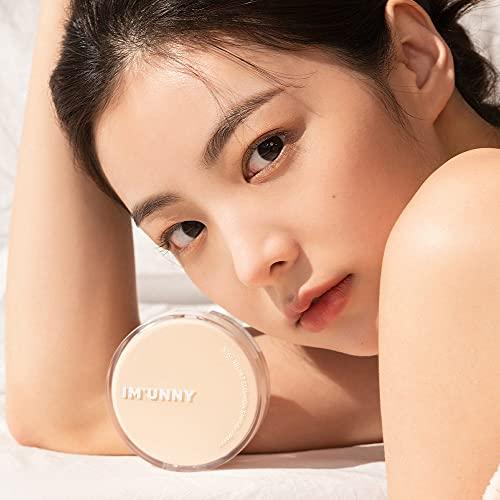 UNNY CLUB IM UNNY Stay Velvet Cushion | Long Lasting Korean Foundation Cushion, Base Makeup with Matte Finish, Full Coverage | K Beauty (21. Ivory)