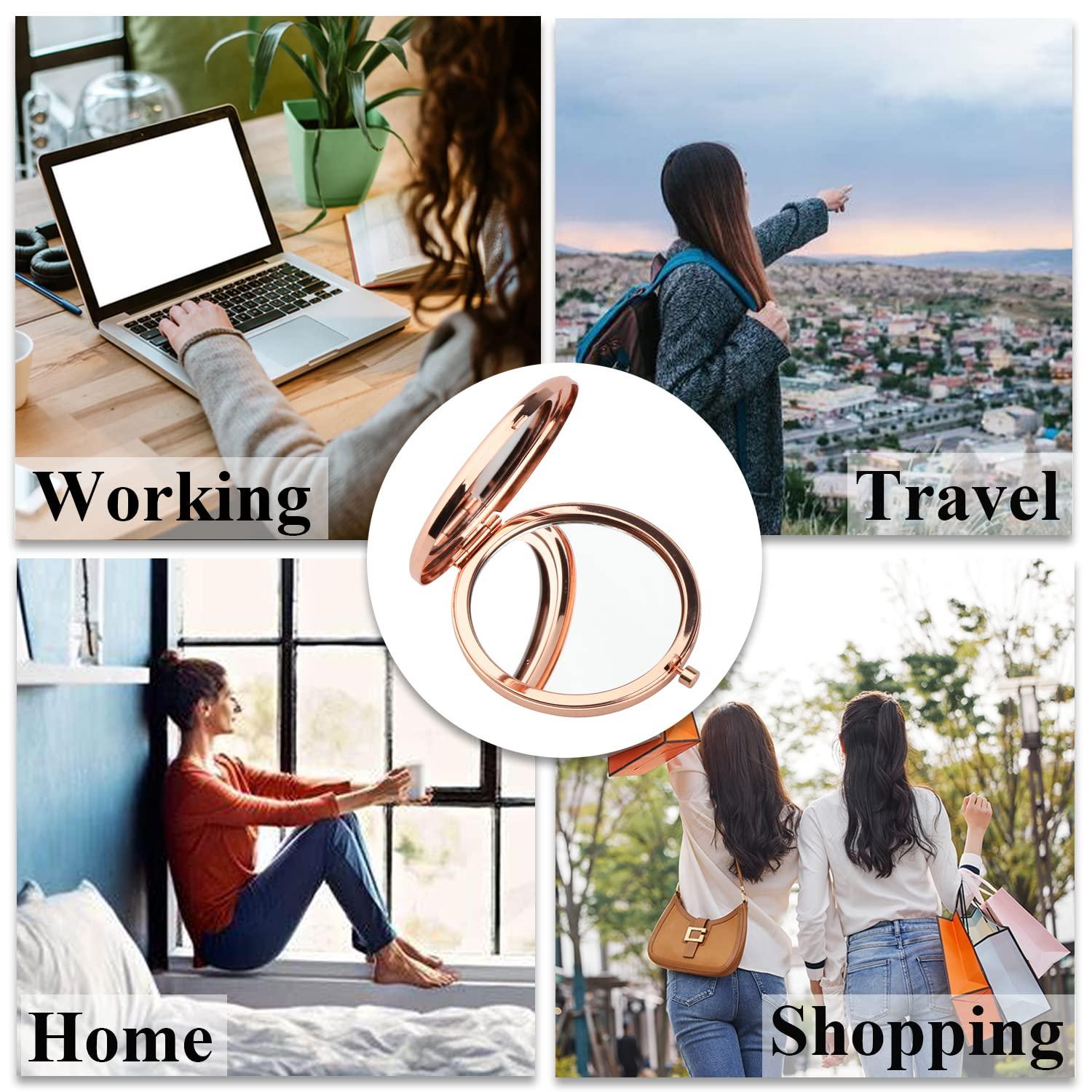 PLITI PLITI to My Daughter Compact Mirror from Mom Dad Daughter Graduation Gift Daughter Inspirational Pocket Mirror (Daughter Closed MMrg)