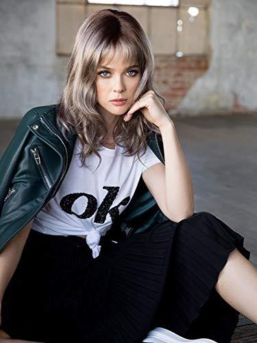 Rene of Paris & Maxwigs Nakia Wig Color Caramel Brown - Rene of Paris Wigs 13" Long Layered Wavy Soft Facial Lines Synthetic Fiber Basic Average Cap Hi-Fashion Collection Piece-y Bangs Bundle MaxWigs Hairloss Booklet