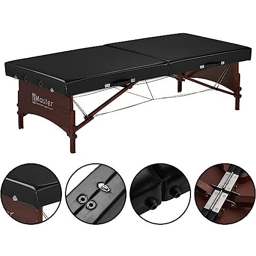 Master Massage Master Massage Canoga Low Height Super Wide Wider Large Size Portable Massage Table, Yoga Exercise Bed, Thai Massage, Rehab Training Station Hub for Rehabilitation