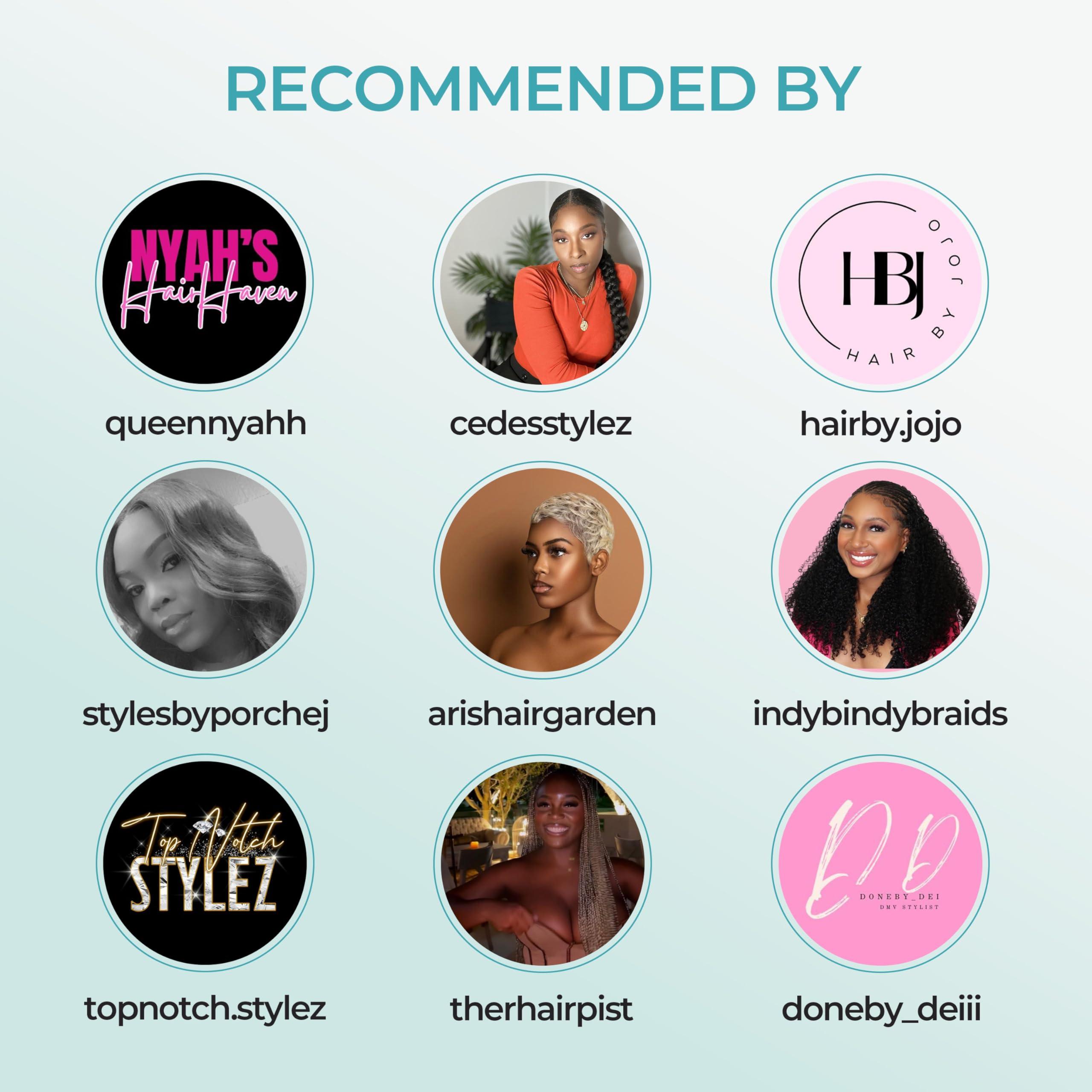 Lvnatu Lvnatu Ginger 350 Human Hair Bundles Curly for Braiding Hair Boho Knotless Braids Bohemian Wet and Wavy Deep Wave Bulk No Weft 2 Bundles 100g 22 Inch