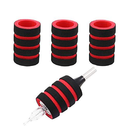 Autdor Autdor Tattoo Grip Cover - 20Pcs Memory Foam Tattoo Grip Covers 22mm Tattoo Bandages Wrap Tattoo Machine Grip Handle Holder Cover for Any Stainless Steel &Disposable Tattoo Tube Grips,Tattoo Supply