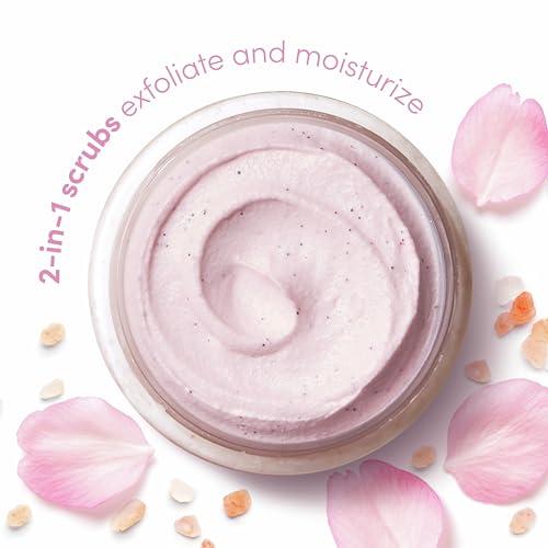 Dove Dove Body Scrub Himalayan Salt & Rose Oil 3 Count for Visibly Silky-Smooth, Nourished Skin, with Moisturizing Cream, 10.5 oz