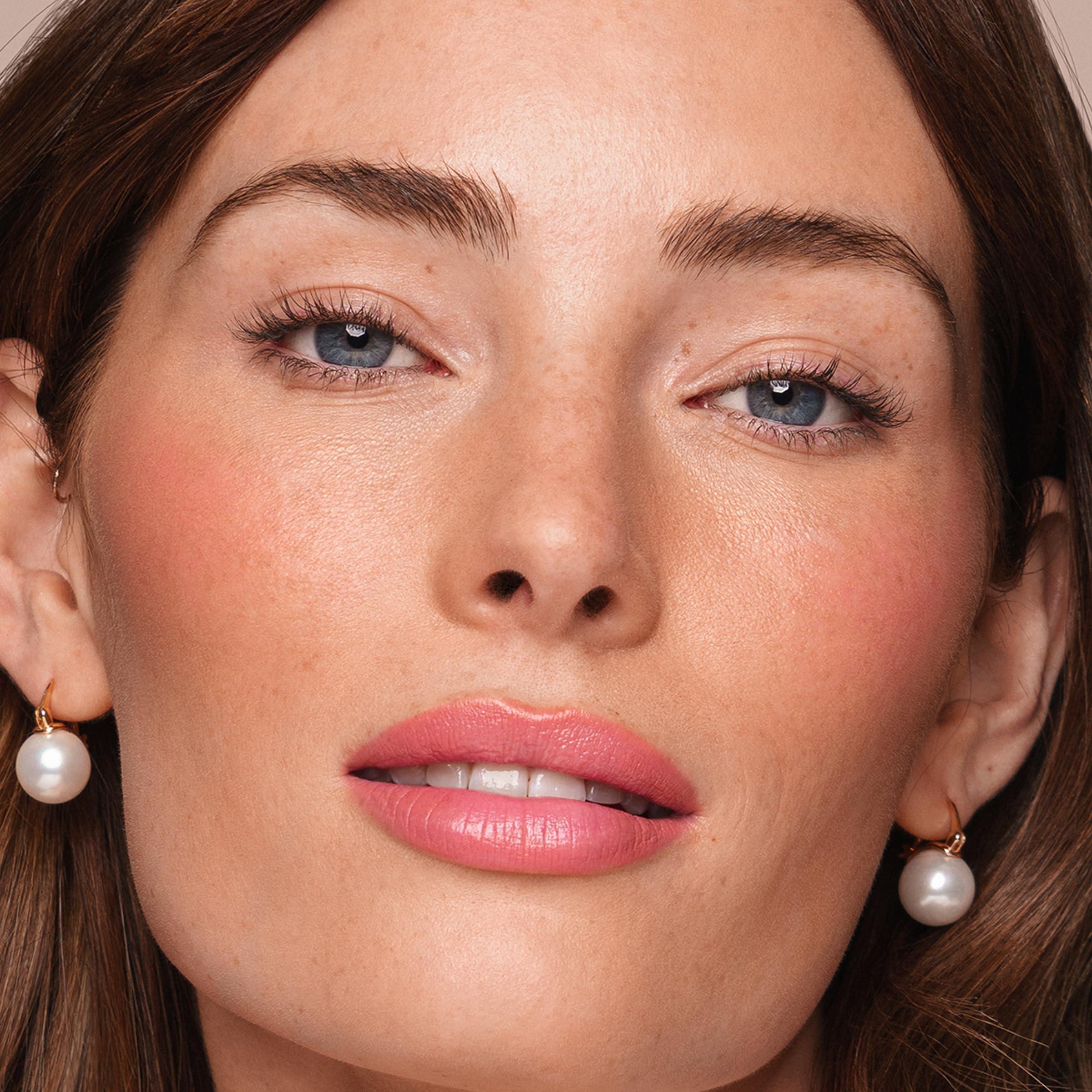 Jouer Jouer Blush & Bloom Cheek + Lipstick, Bare Rose - Hydrating Cream Blush Stick for Cheek and Lip Tint - Moisturizing Rose Hip and Squalane Oil Formula