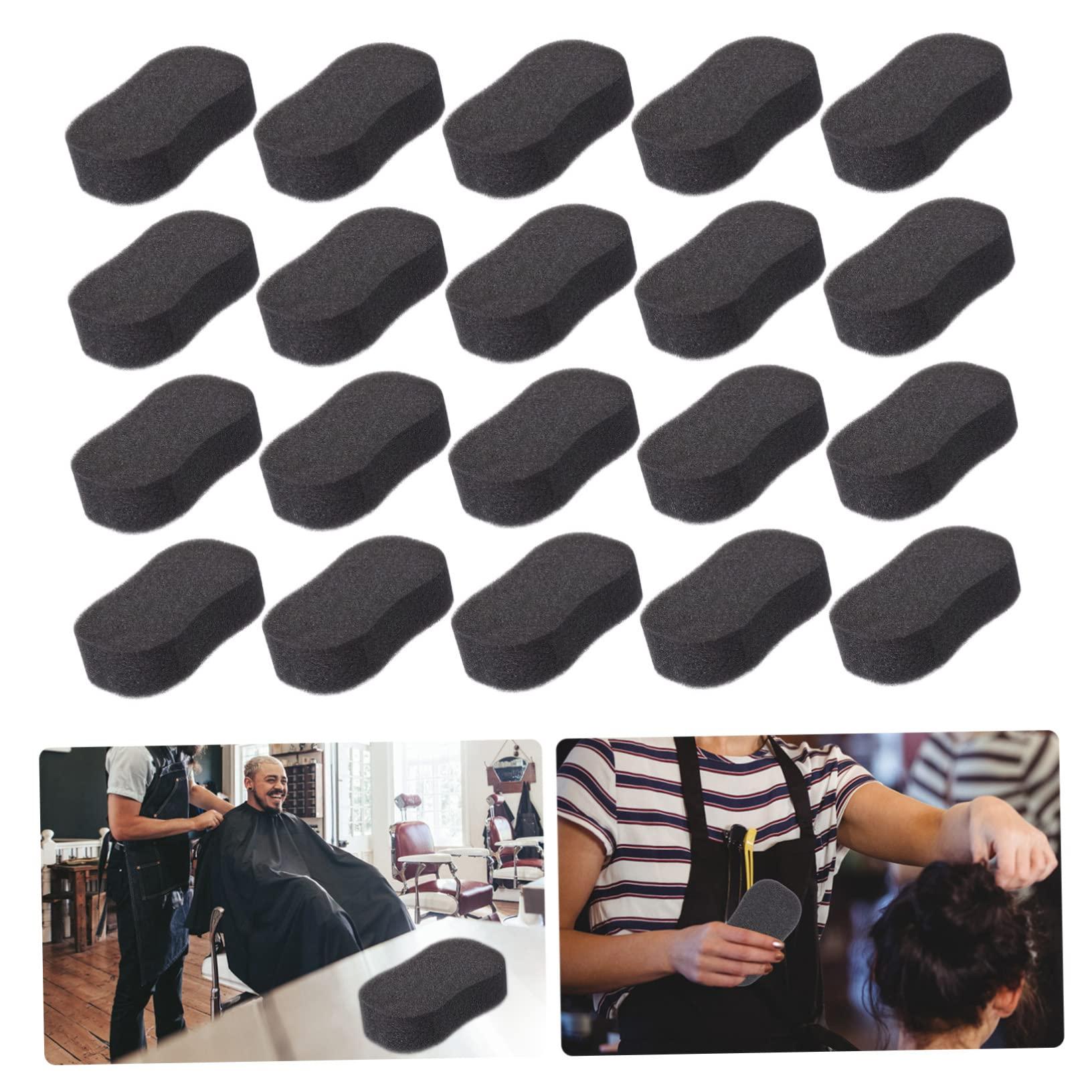 NOLITOY NOLITOY 20pcs Sponge Facial Cleansing Hair Removal Facial Sponges Hairdressing Neck Duster Brush Haircut Face Brush