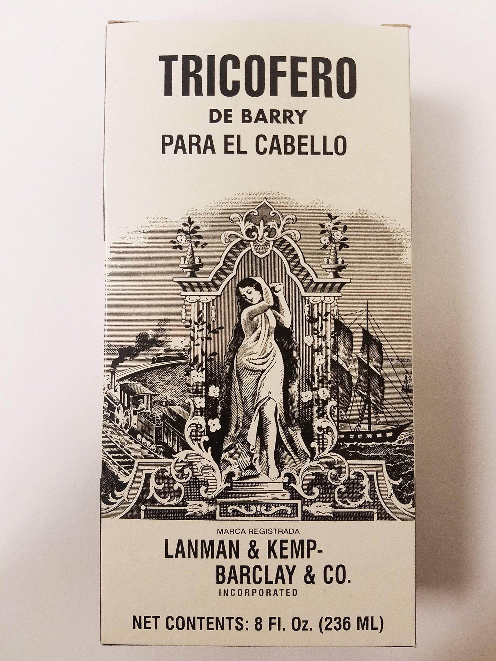 Tricopherous LK Barry\'s Tricopherous liquid regular for Hair (black) 8oz \"Pack of 2\"
