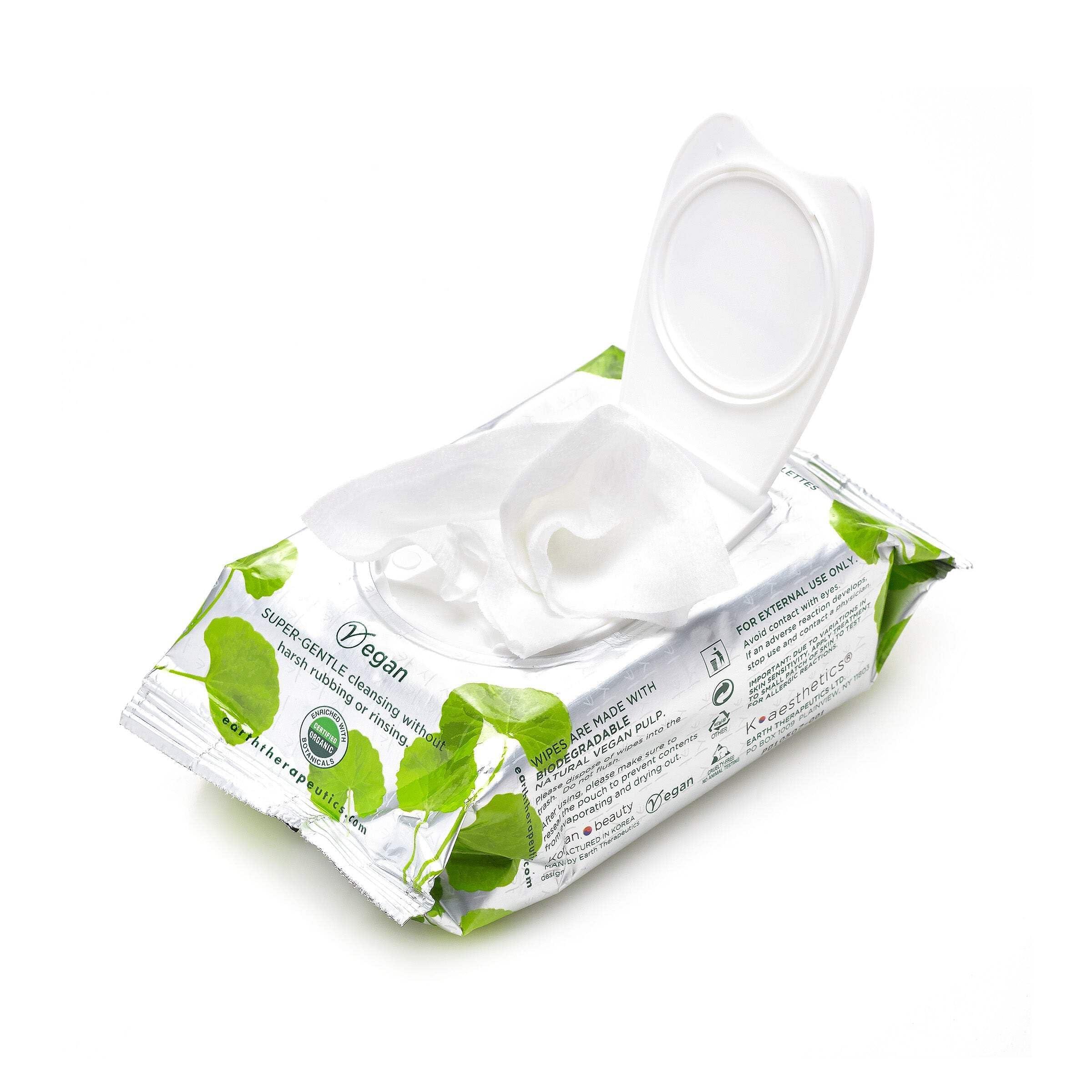 Earth Therapeutics Earth Therapeutics Micellar Cleansing Facial Wipes - Cica