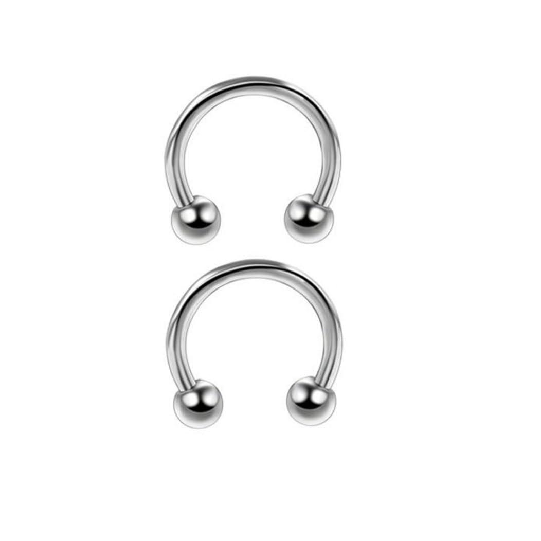 Pineeseatile Professional Piercing Kit Ear Nose Navel Nipple Piercing Set with Jewelry Needles Gloves Piercing Supplies 1Set