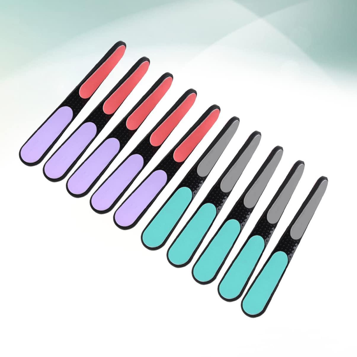 Beaupretty Beaupretty 10pcs fingernail Salon Tools fingernail Polish File Toe Nail Buffer Nail File Tools Manicure Polish Tools Toe Nail File Professional Nail File Nail Files Cosmetic Portable