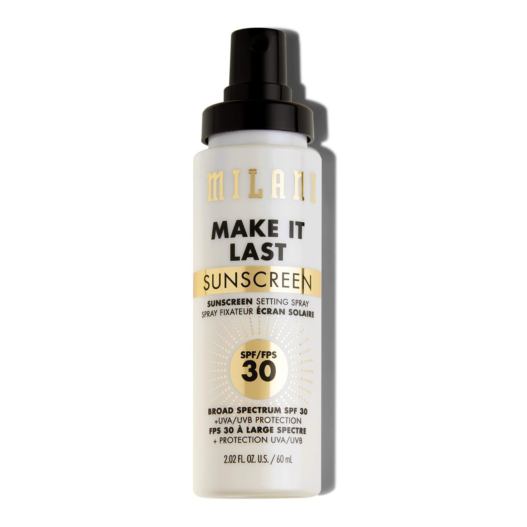 Milani Milani Make it Last Charcoal Matte Setting Spray & Milani Make It Last Sunscreen Setting Spray with SPF30