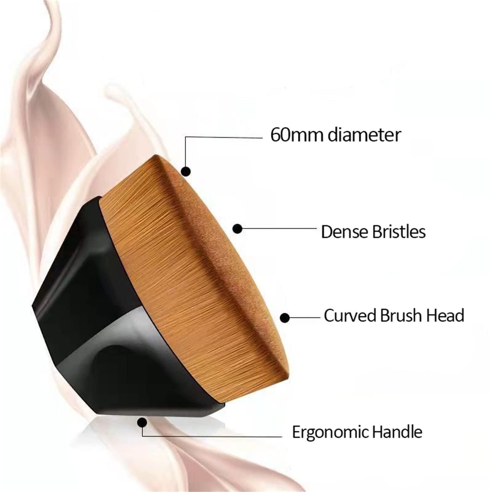 XJLXJH Kabuki Hexagonal Foundation Brush, Flawless Mom Makeup Brush, High-density Seamless Foundation Brush, Foundation Makeup Brush