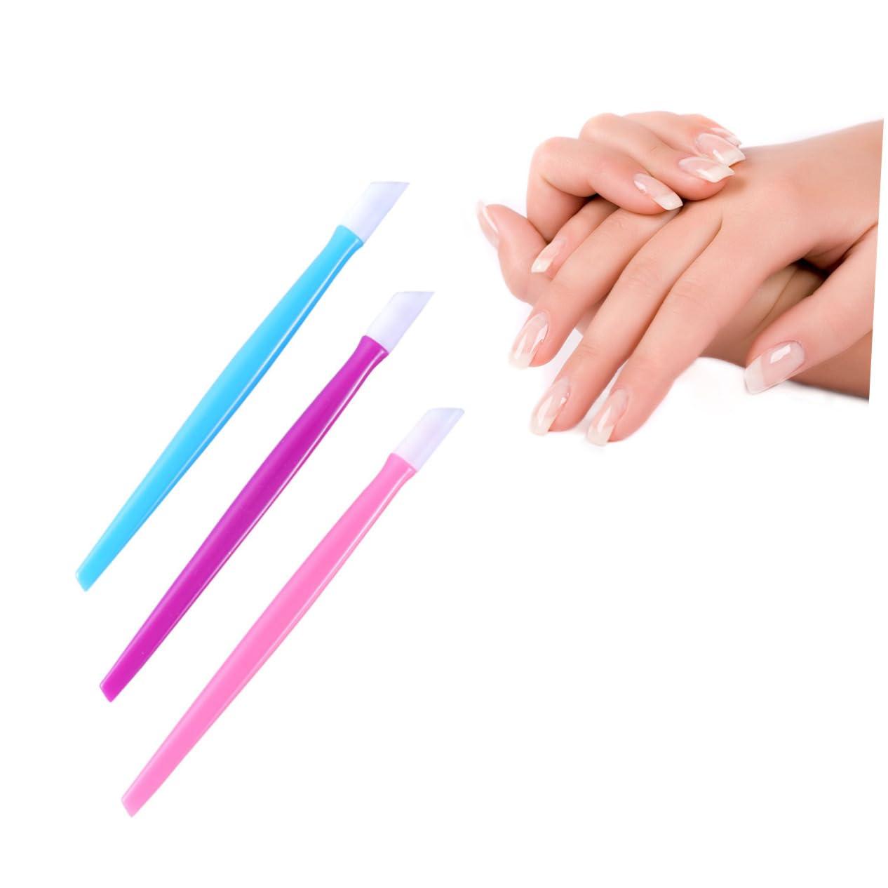 minkissy minkissy Sets Nail Art Tools Set Cuticle Pusher Cleaning Stick Pushers Nail Polishers Manicure Essentials Pcs