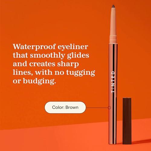 Live Tinted Live Tinted Hueliner Longwearing Pencil Eyeliner - Waterproof, Transfer-Proof, Long-Lasting Formula that Easily Glides On, High-Pigmented Pencil Eyeliner, 0.35g - Brown