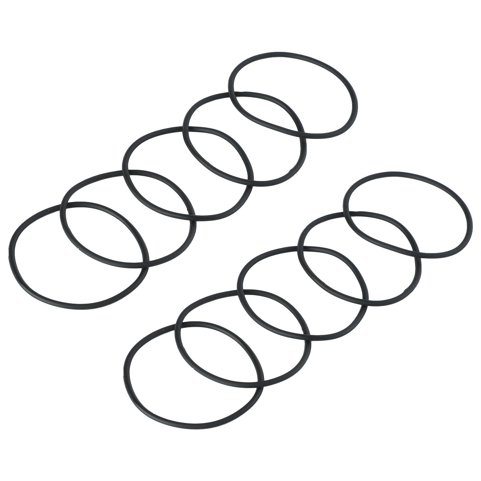 Senkary Senkary 60 Pieces Black Silicone Jelly Bracelets Stretchy 80s Rubber Bracelets Bands Hair Ties for Party Favors, Adults, Women